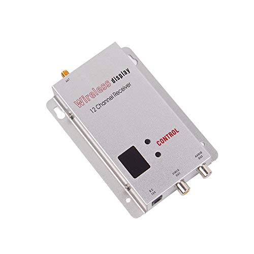Gemgoo 1.2GHZ 1500MW Video Wireless High Sensitivity AV Audio & Video 8CH Transmitter 12CH Receiver for CCTV Camera,FPV