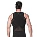 FitnessSun Mens Tights Undershirt Compression Base layer Abs Abdomen Slim, Black, Large