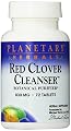 Planetary Herbals Red Clover Cleanser Tablets, 72 Count
