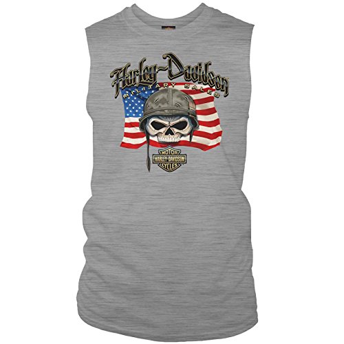 Harley-Davidson Men's Muscle Tee - Willie G Flag | Overseas Tour XL