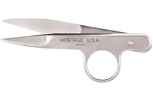 Klein Tools HTC5 Scissors, Threadclip with Spring Action for Automatic Opening, 4-1/2-Inch