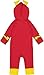 Warner Bros. Justice League Flash Toddler Boys' Hooded Costume Coverall & Cape (3T)
