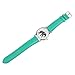 Tonsee Fashion Women Elephant Pattern Leather Analog Quartz Watch Green