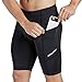 Baleaf Men’s Cycling Shorts 3D Padded Bicycle Bike Pants with Side Pockets, UPF 50+ and Quick-Dry Black Size XXLthumb 1