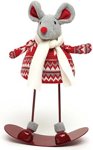 MISSY MOUSE ON ROCKING SNOWBAORD 4" x 13"