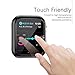 BRG Case for Apple Watch Series SE 6 5 4 3 Screen Protector 40mm 44mm 38mm 42mm,[2 Pack] Soft TPU HD Clear Ultra-Thin Overall Protective Cover Case