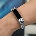 GHIJKL Metal Jewelry Bracelet Band for Fitbit Alta/Alta HR Wireless Activity Tracker, Silver,Rose Gold,Gold