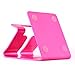 Desktop Phone Holder-Foldable Pink Phone Holder, Sturdy Mobile Phone Holder Handheld Metal Desktop Iphone Holder, Compatible With All Mobile Phones, Iphone, Switch, Ipad, Tablets (4-10 Inches)