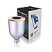 Bluetooth LED Light Bulb Speaker Smart Bulb, Wefunix App Controlled 5W E26 E27 RGB Changing Lamp Dimmable Light Colorful LED, Bluetooth Speaker with (Silver)