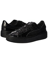 PUMA Women's Basket Platform Patent Fashion Sneaker
