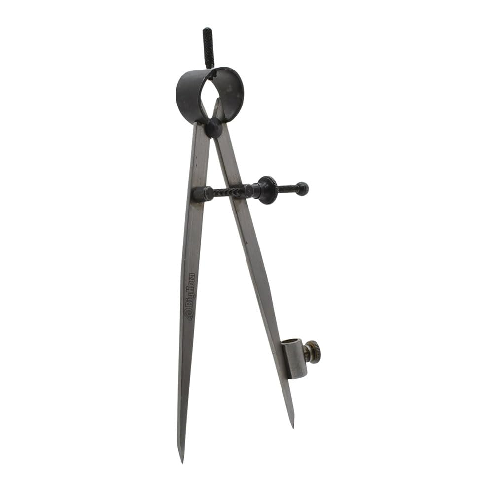Big Horn 19250 6" Precision Compass Pencil Holder/Spring Divider/Scriber