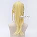 Hot Anime Light Blonde Girls Straight Wig+50cm Ponytail+Cap