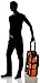 Hammer Triple Bowling Ball Tote with Removable Pouch, Black/Orange