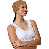 SAKUCHI Chemo Silky Soft Slouchy Snood Bamboo Cap Beanie for Women Cancer Hair Loss Turban Hat Chemo Headwear Women