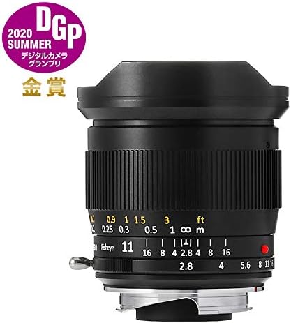 国内正規品 銘匠光学 Ttartisan 単焦点レンズ 11mm F 2 8 Fisheye ライカm用 ビューファインダー付き 2年保証付