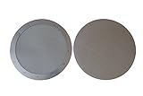 The Purple Tractor's Filter Set For Use With The AeroPress Coffee Maker - 2 Stainless Steel Precision Fit Reusable Ultra Fine Filters (Combo Kit)