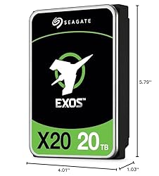 Seagate Exos X20 20TB Internal Hard Drive - 3.5