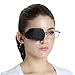 FCAROLYN Silk Eye Patches for Glasses to Treat Lazy Eye/Amblyopia/Strabismus ONE Patch,Small,Black