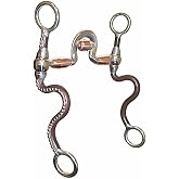 FES Pro Correction Horse Bit Extra Heavy Cheeks | Ideal for Well-Broke Horses | Enhances Show Ring Appearance | Quick Response Time | Promotes Salivation &amp; Sensitivity | Optimal Balance