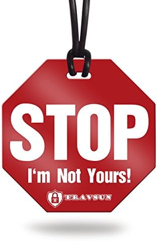 Luggage Tags - High Quality Plastic Tag &amp; ID Card - Great for Cruises &amp; Flights