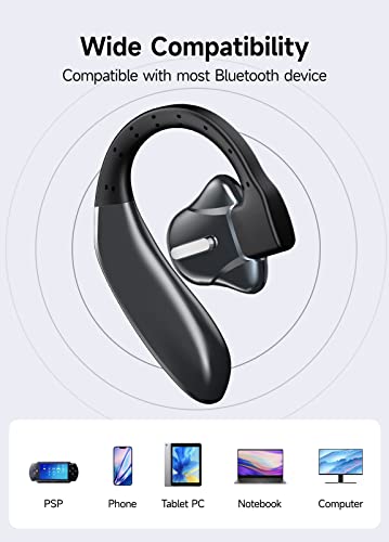 Handsfree Bluetooth V5.3 met dubbele microfoon, 70 uur gesprek