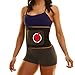 Fitru Waist Trimmer Sauna Ab Belt for Women & Men - Waist Trainer Stomach Wrap