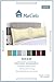 MarCielo 2-Piece Embroidered Pillow Shams, King Decorative Microfiber Pillow Covers Set, King Size (White)