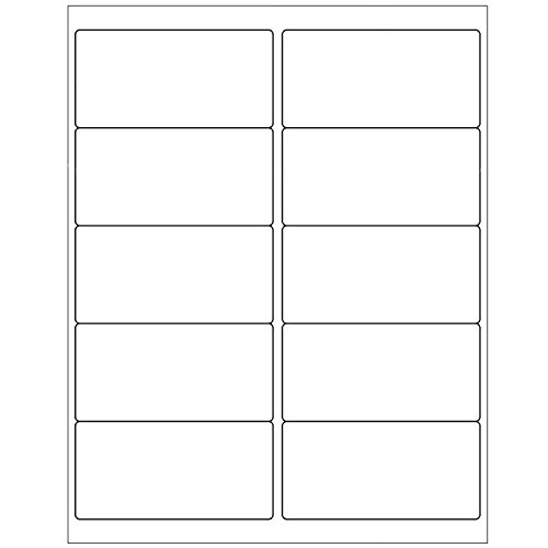 image for 9527 Product 10 UP Sticker Labels,2''x4'' FBA Shipping Address Labels 