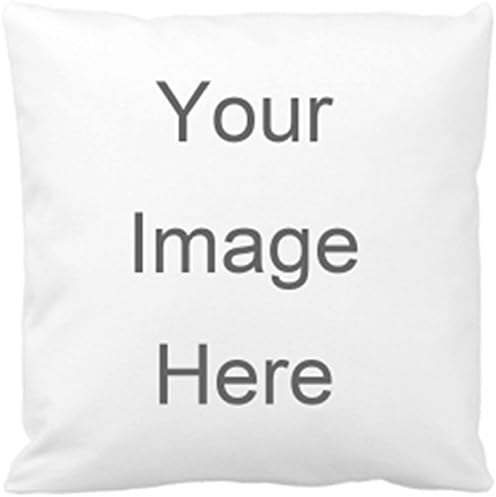 CAMIO DIY Your Unique Pillow Case Cushion Cover Customization Cotton Linen 18 x 18" Just send photo to us