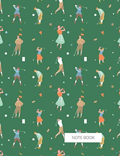 Notebook: Golf themed, Sport Notebook Journal,College Ruled Composition Book