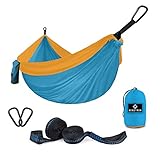Beastron Camping Hammock Double Hiking Hammock with Tree Straps – Max 600 lb Portable Travel Backpacking Nylon