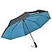 Atree Compact Folding Travel Umbrella Auto Open and Close Double Canopy 46 inch Large,Windproof&Waterproof , Sturdy, Portable and Lightweight for Easy Carrying,Unisex