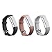 I-SMILE 3PCS Newest Version Colorful Replacement Wristband with Secure Clasps for Fitbit Alta Only(No Tracker, Replacement Bands Only)