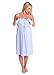 Baby Be Mine Labor and Delivery Gown for Hospital – 3-in-1 Labor/Delivery/Nursing Gown – Maternity Sleepwear(S/M, Blue Polka Dot)