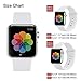 UPOLS Compatible with Apple Watch Band 38mm 42mm 40mm 44mm Sport Band, Silicone Sport