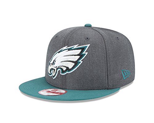 New Era NFL Philadelphia Eagles Heather Graphite 9FIFTY Original Fit Cap, Graphite, One Size