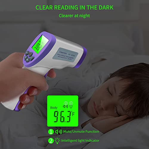 Forehead Thermometer, NonContact Infrared Adult and Child thermometers