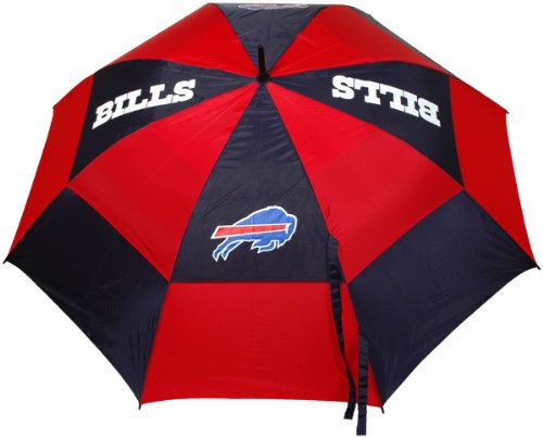 Team Golf NFL 62" Golf Umbrella with Protective Sheath, Double Canopy Wind Protection Design, Auto Open Button