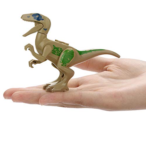 image for Wenini Dinosaur Toys, Mini Dinosaur DIY Building Blocks Action Figures