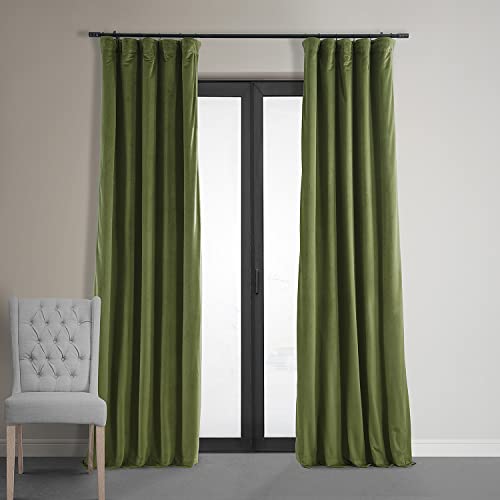 HPD Half Price Drapes Signature Velvet Thermal Blackout Curtains for Living Roo…