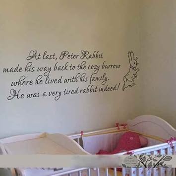 peter rabbit wall art nursery