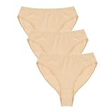 SportingBodybuillding 3 Pack Dance Ballet Briefs Girls Women Cotton Gymnastics High Cut Dance Underwear