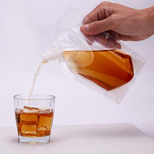 4 Concealable+Reusable+Liquor+Pouches+drinking+32OZ1+4PCS