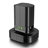For Xbox 360 2 Pack Rechargeable Battery Pack with Dual Charging Station Dock Charger Stand Base