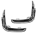 Koolzap Compatible with 93-97 Ranger Pickup XLT RWD Front Grille Molding Extension Chrome SET PAIR