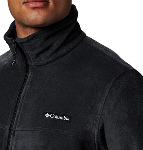 Columbia Men's Big Steens Mountain 2.0 Full Zip Fleece Jacket, Black, 3X Tall