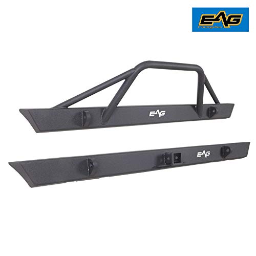 EAG Black Steel Front Bumper and Rear Bumper Combo 2PCS Fit for 19842001 Cherokee XJ Pricepulse