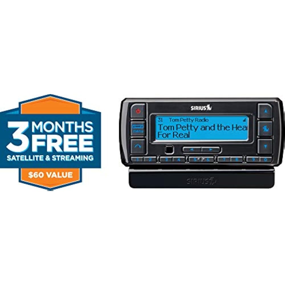 7 Satellite Radio Sirius Xm Car Portable Dock Vehicle Kit Antenna Music