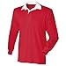 Front Row Mens Long Sleeve Sports Rugby Shirt - XX-Large / Chest 46 - 48in - Navy