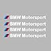 S-WEKA Car Door Sticker Decal for BMW 4Pack (Silver)